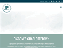 Tablet Screenshot of discovercharlottetown.com